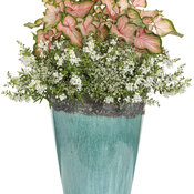 Thumbnail of Patio Container: AquaPot® Volcanic on Milky Blue Tall Round